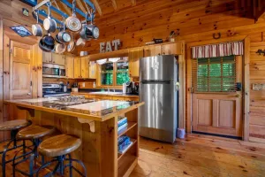 Image of Hilltop Hideaway - Endearing Mountain Cabin With Hot tub Foosball pet Friendly