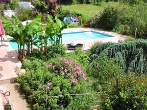Image of Appartement de 2 chambres avec piscine partagee jardin clos et wifi a Saint Etienne de Maurs