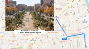 Image of Le Ramblas - Studio de charme avec parking proche Ramblas Toulouse Centre