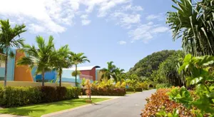 Image of Absolute Waterfront Villa at Keppel Bay Marina with pontoon