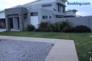 Image of Large Modern story home with solar heated pool