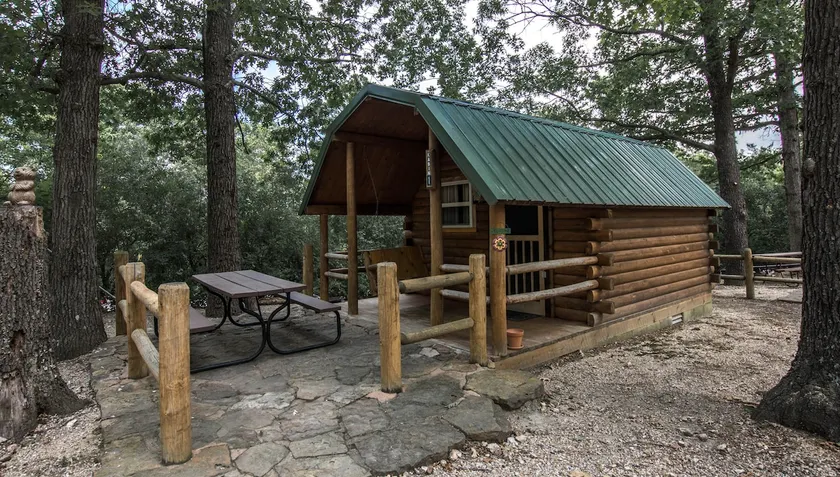 Eureka Springs KOA Campground Rustic Cabin - Image 1