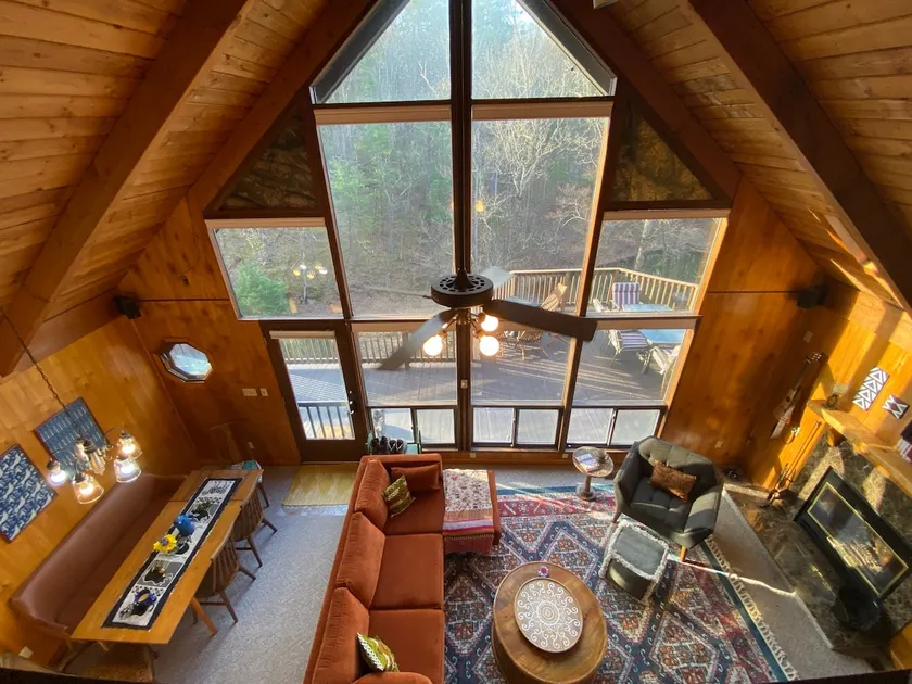 Secluded Mountain Cabin on 8 Private Wooded Acres - Image 1