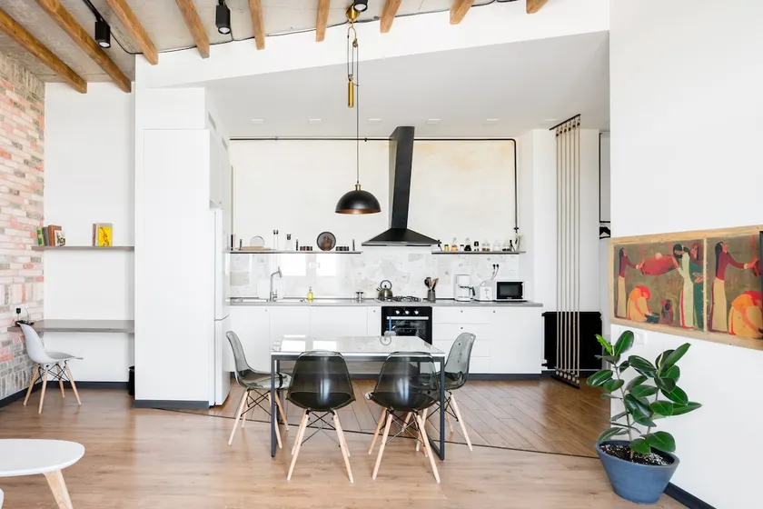 Soak up the Rustic Vibe at a Spacious Abode with a Balcony - Image 1