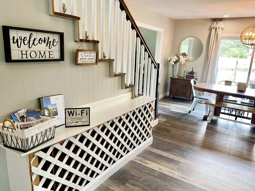 Creek View Farmhouse-Style Home on Acreage - Image 1
