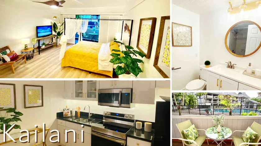 Kailani Hawaii-Modern Studio, stylish decor, clean, feels like home+free parking - Image 1