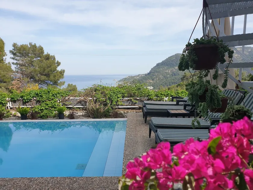 Citrus villa with private pool and sea view - Image 1