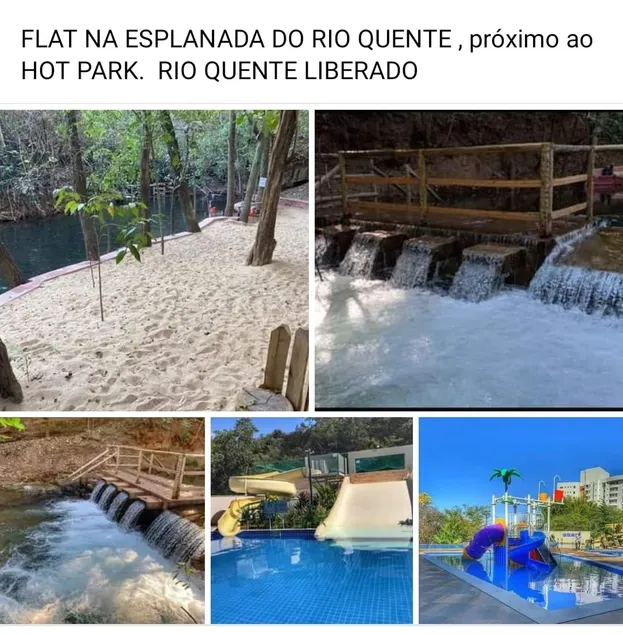Rio Quente Park Veredas Vista paras Piscinas Rio Quente no Fundo esta Liberado - Image 1