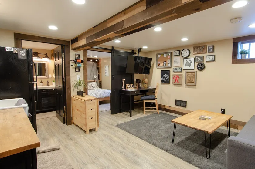 Cozy Rustic Industrial Basement Bungalow - Image 1