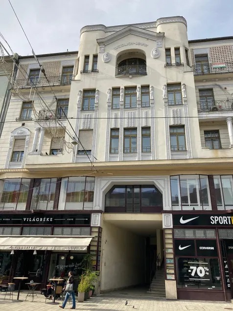 On the pedestrian street of Miskolc in the iconic building of the city - Image 1