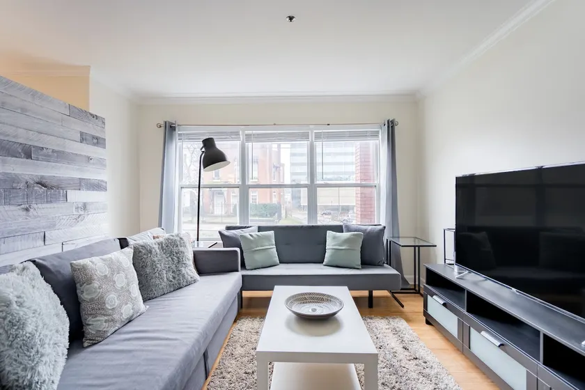 Chill in the Cozy, Cabin-Style Lounge at a Calming Condo - Image 1