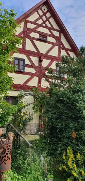 Restored half-timbered house from 1708 - Image 1