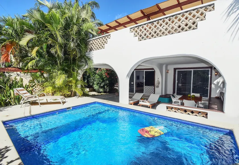 Private Villa in Akumal, Steps to Yal Ku Lagoon Half Moon Bay, Huge Heated Pool - Image 1