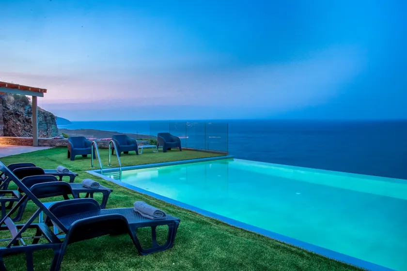 Anastasis Luxury Villa Andros With Heated Pool - Image 1