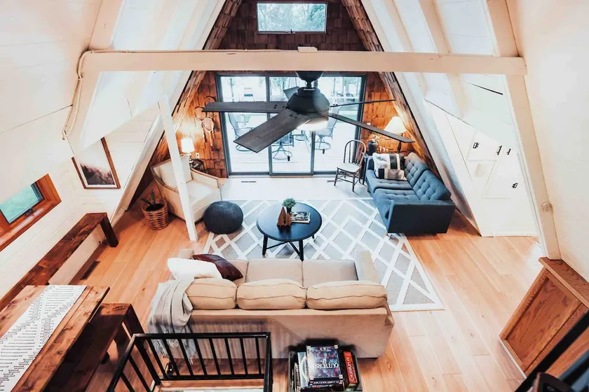 Heilberger Hus [Ottertail Co. A-frame] - Image 1
