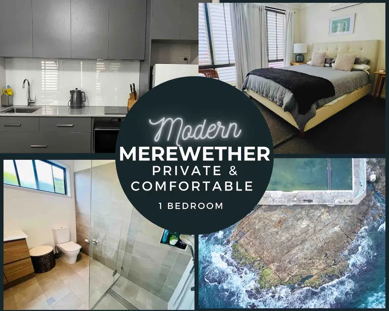 Stylish Merewether Suite with Free Parking (no. 1) - Image 1