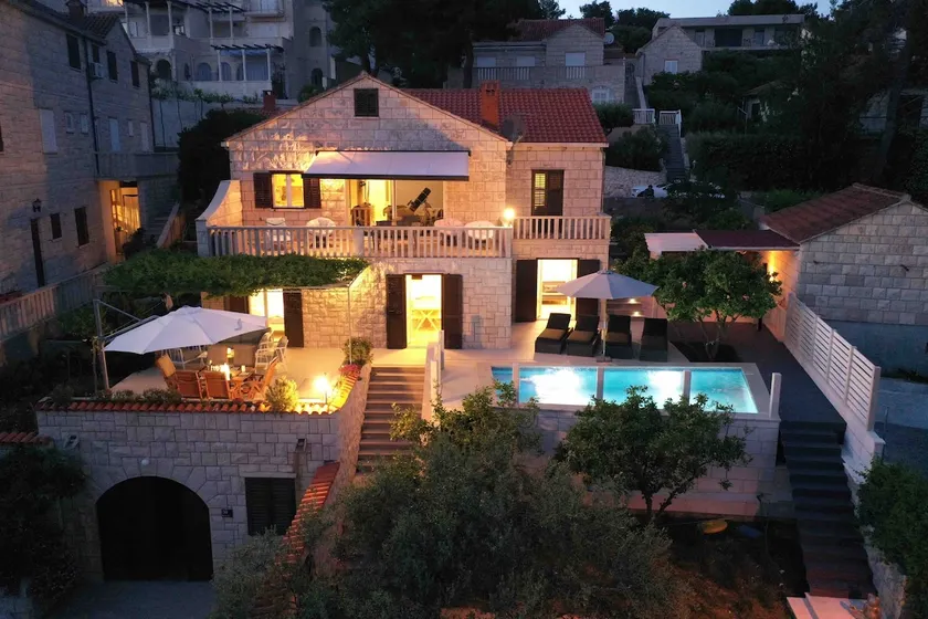Villa Beach House Sumartin with Heated Pool - Image 1