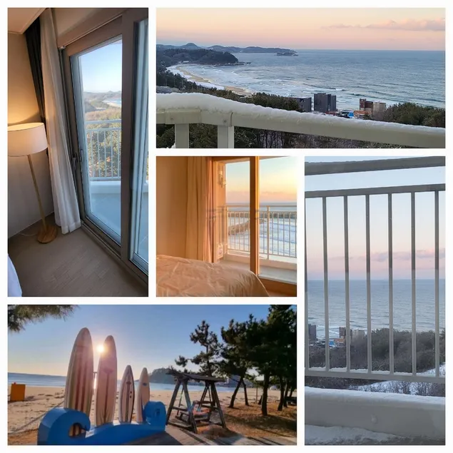 [2023 Newly Built] #19th Floor Skyscraper Ocean View! #Manbal Beach #Beach Sunrise #Hotel bedding #Self check-in~ - Image 1