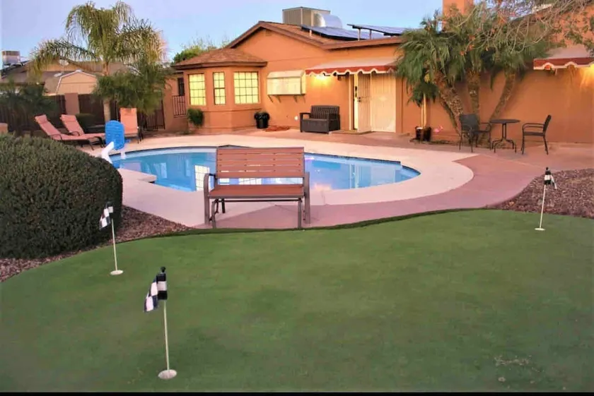 5 star resort 4 bedroom, 3 bath,heated pool/spa, putting green,7 flat screen tvs - Image 1