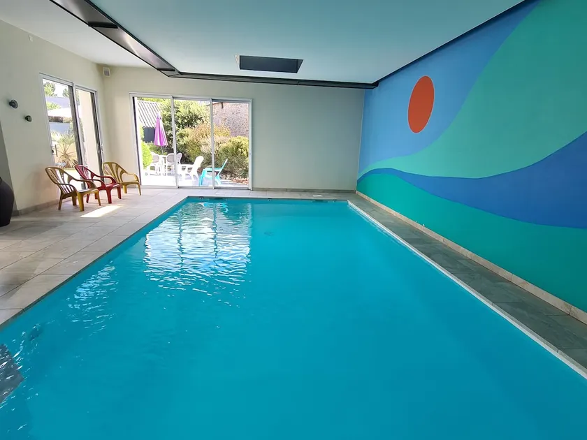 Villa Ty Mam'Goz, Spa Bretagne Santec, Innenpool, 50 m vom Strand entfernt. - Image 1