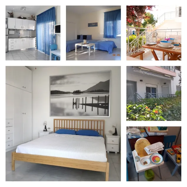 200m to the Beach, 45m2 Apt, 8 Klm to Sani, Afytos - Image 1