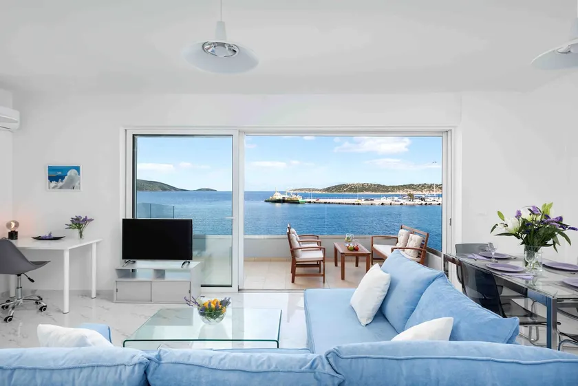 Sea View Bliss 2BR Agios Nikolaos WiFi - Image 1