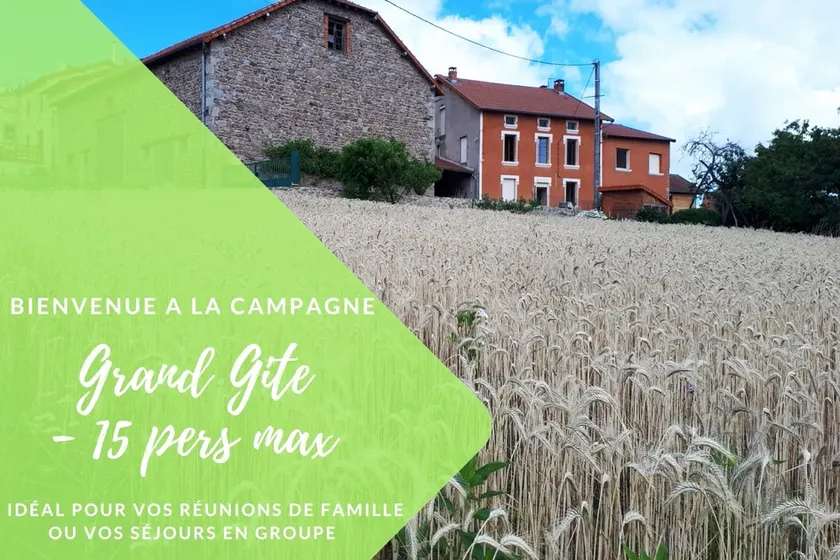 Grand Gite Maison d Alice Auvergne - 15 personnes - Image 1