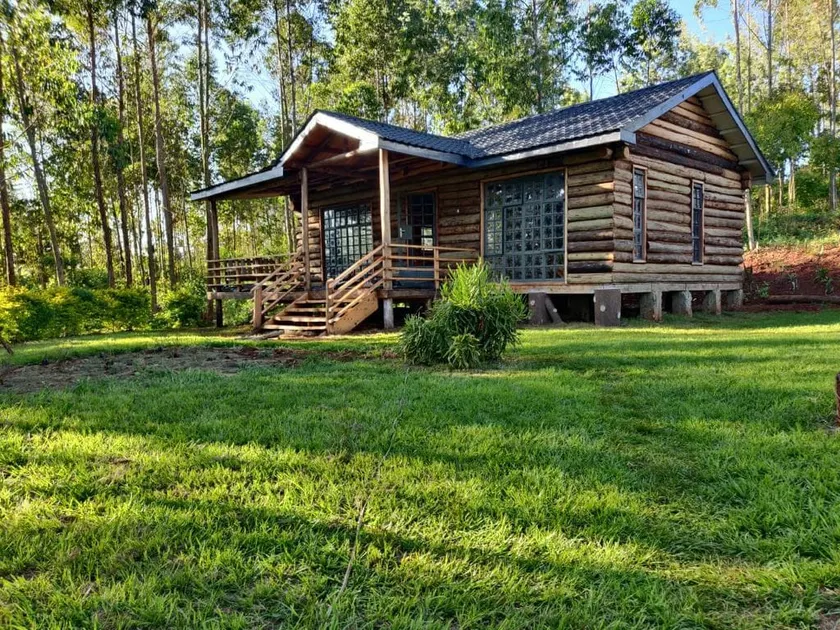 Muskoka Log cabin on 7 acre garden - Image 1