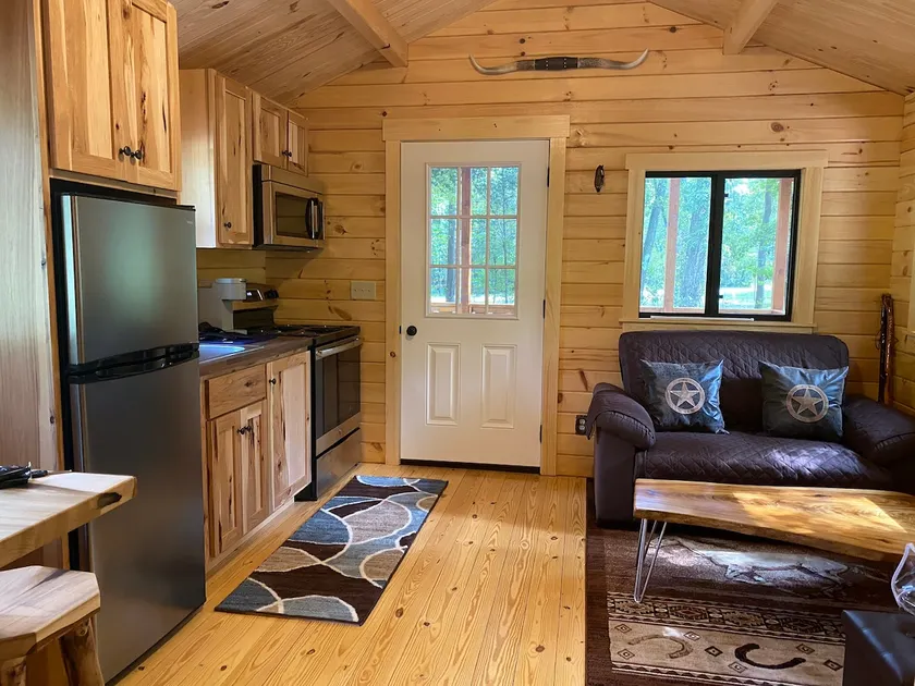 Log Cabin Amish Built in Spring Country WiFi - TV - Image 1