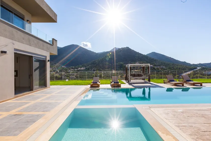 Oraia Eleni Villa, with Pool, BBQ, Playground & SeaViews, By ThinkVilla - Image 1