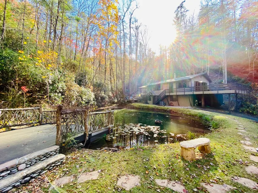 Mountain Creek Cabin VERY private 13 acres with trails, creeks. Bordering USNF! - Image 1