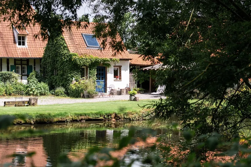 Cottage and meadow - Image 1