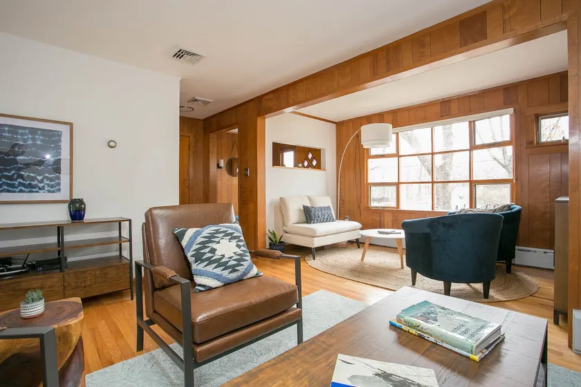 Mid-Century Hudson Valley Retreat with Fire pit - Image 1