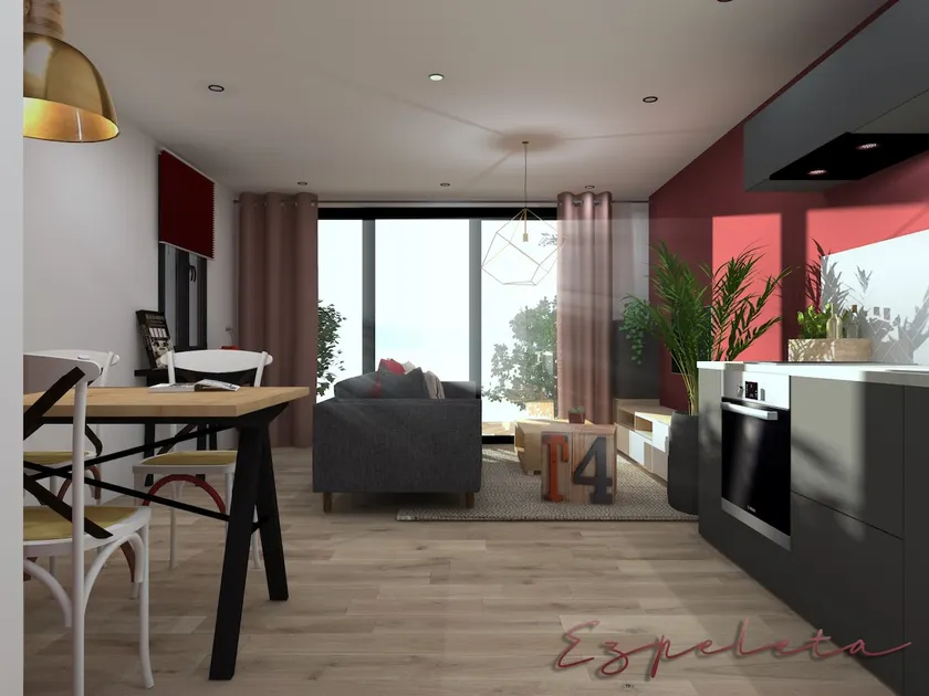 Two-bedroom apartment, heart of Basque village, terrace, Ezpeleta - Image 1
