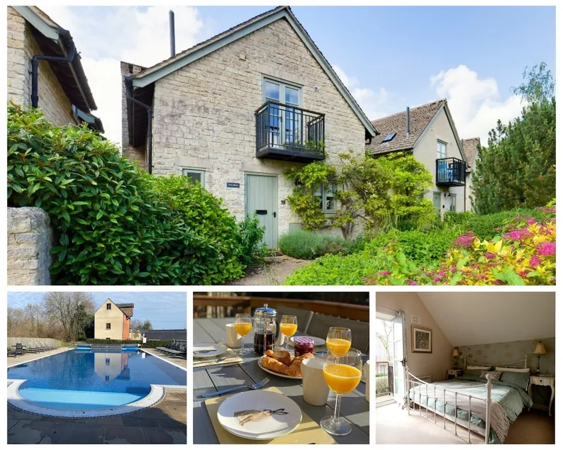 Charming Stone Cotswold Cottage with Pool Access - Image 1