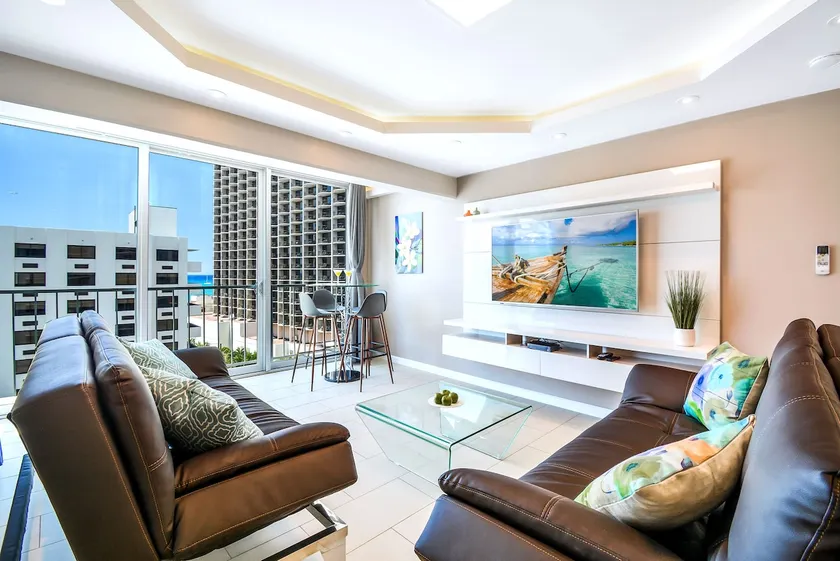 Ocean view across Waikiki beach/washer dryer/pkng - Image 1