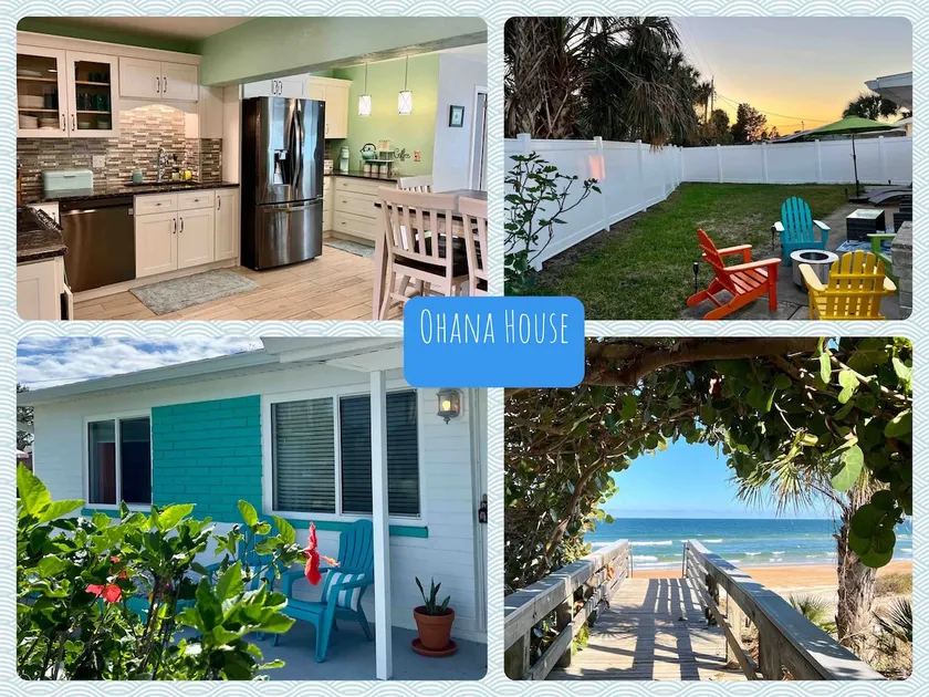 Walk to the beach! Spacious home with comfy beds, game room, & fenced yard.  - Image 1