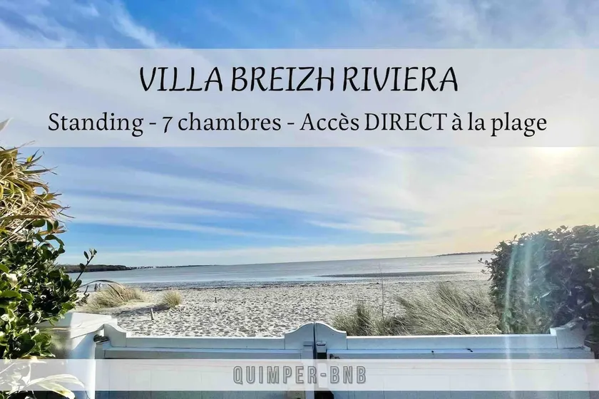 VILLA BREIZH RIVIERA - La plage au bout du jardin ! - Image 1