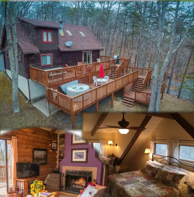 Horizon Hill-Log Cabin w/Hot Tub & Views! - Image 1
