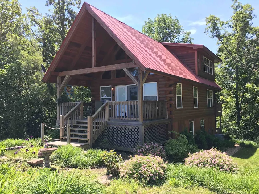 Ellen's Log Cabin with private mineral hot tub - Image 1