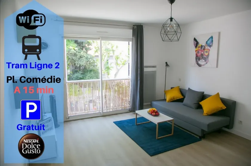 2-room apartment with parking – Downtown on foot and 5-room apartment just around the corner! - Image 1
