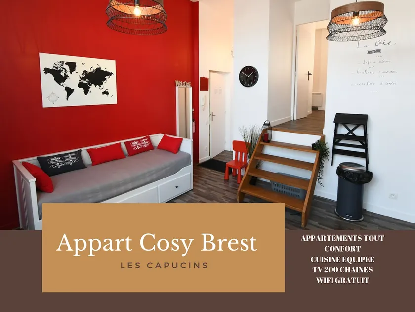 Appart Cosy Brest Les Capucins - Image 1