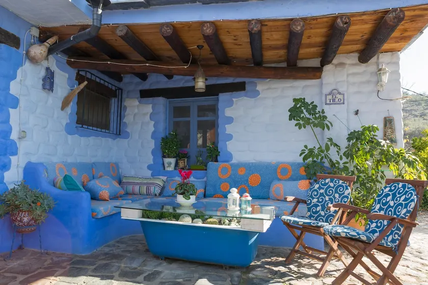 Indigo blue in an Alpujarra orchard. Just like home - Image 1