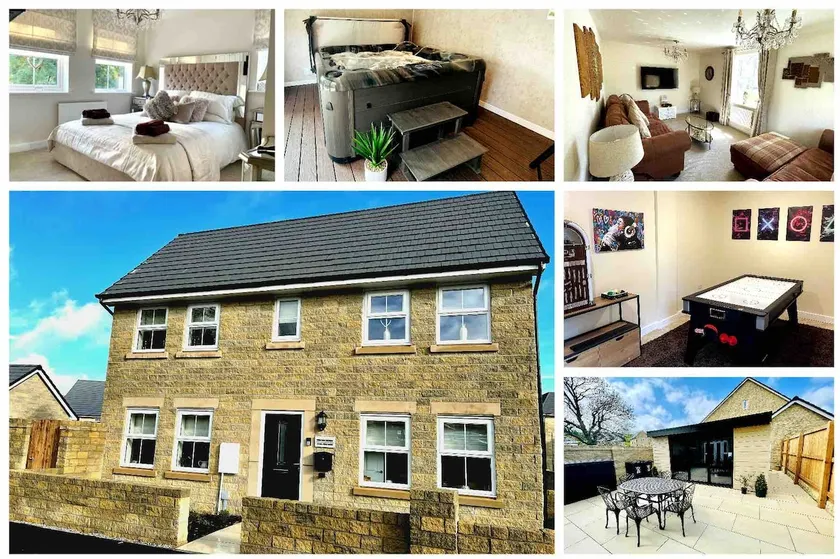 Stylish Peak District Home From Home with Hot Tub & Games Room - Image 1