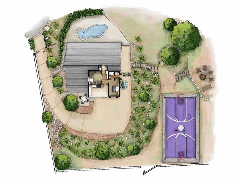 2 Bed Private Guest Suite BB Court, Firepit, Patio - Image 1