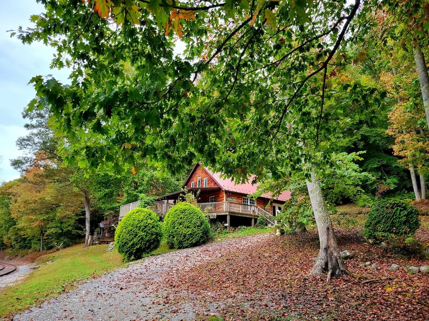 Paradis i skogen med utsikt över floden Buckhannon - Image 1