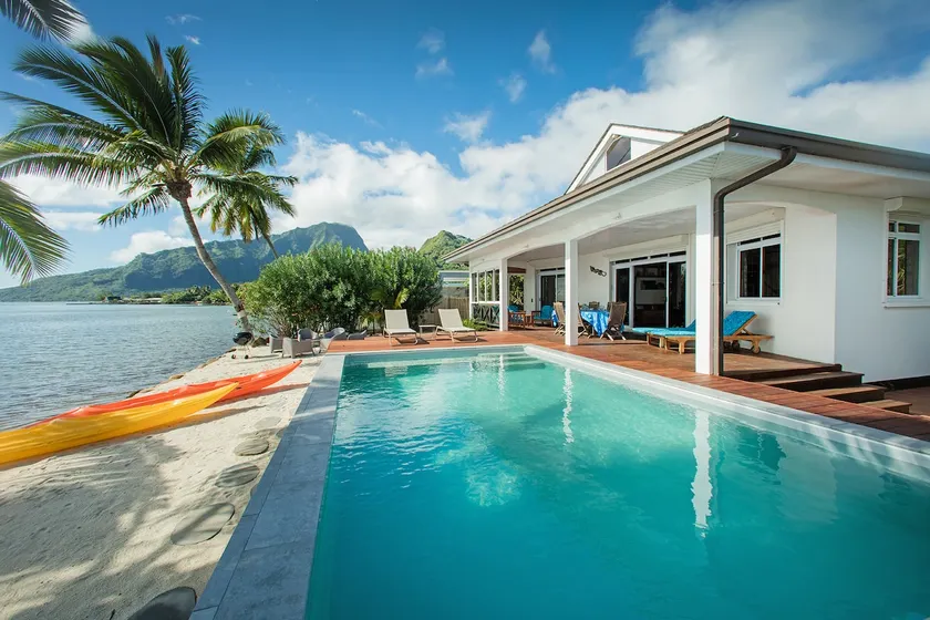 Villa TEPOE,  accès direct au lagon avec piscine et plage - Image 1