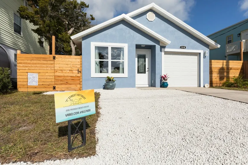 Hundefreundliches Strandhaus mit eingezäunt in Hof 1 Block zum Strand - Image 1