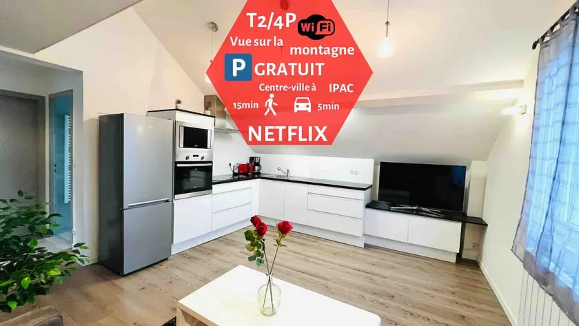 Le Red Loft à 5min du centre-ville avec parking privatif gratuit - Image 1
