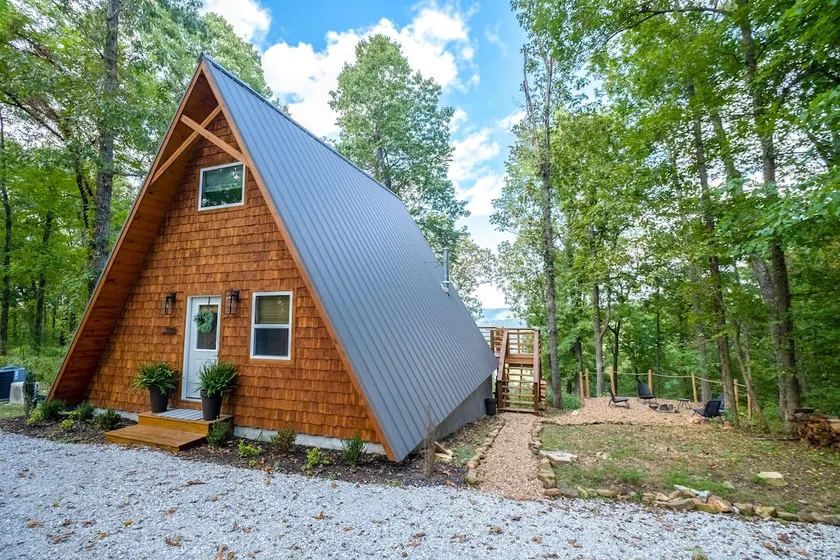 The Back Porch ~ Modern A-Frame with a View - Image 1